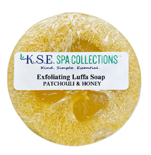 Load image into Gallery viewer, Exfoliating Luffa Soap